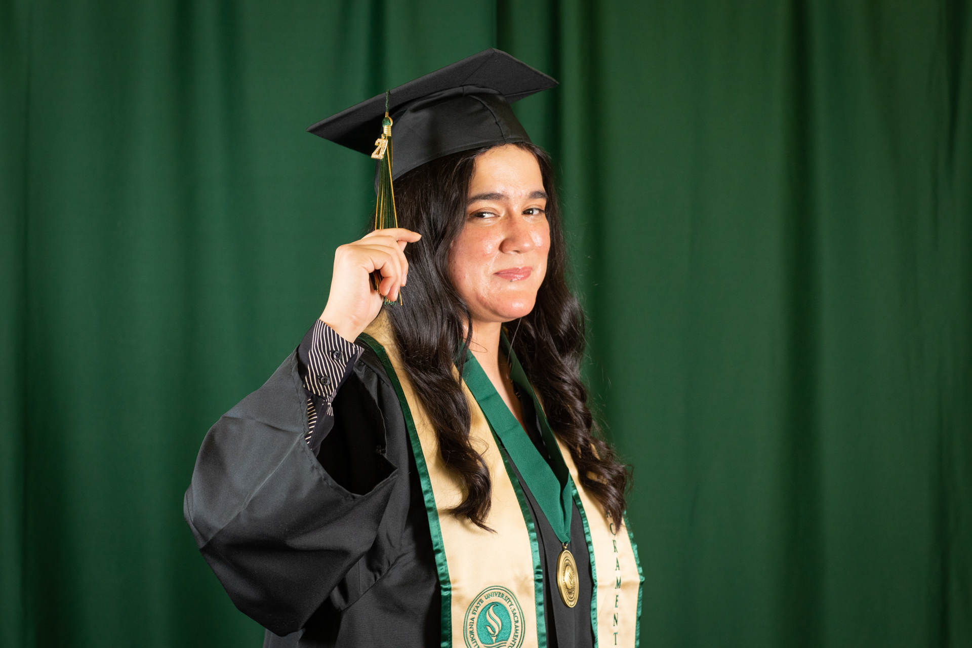 Silhouette image of RPTA Graduating Student Janai Belmonte