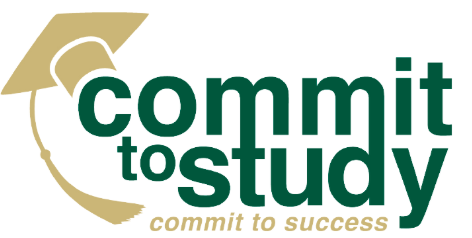 An image of the logo of Commit to Study peer mentoring program