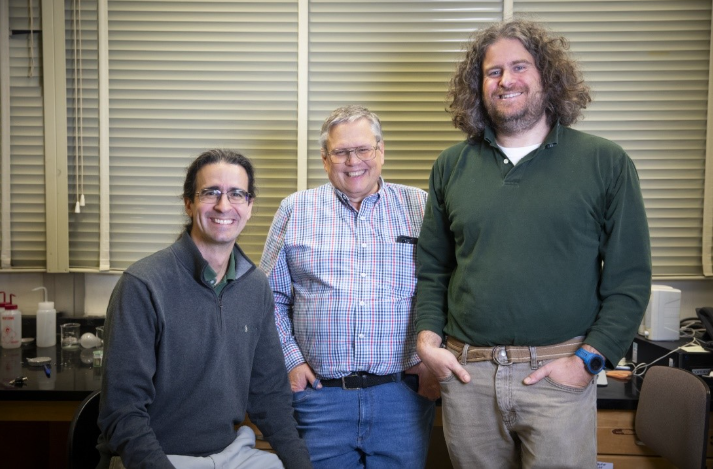 three men from the Department of Physics and Astronomy