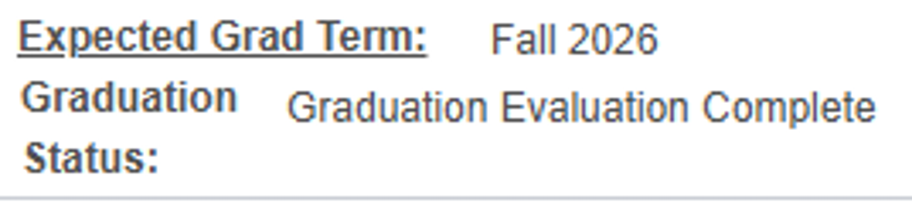 sample of successful graduation app completed indicator