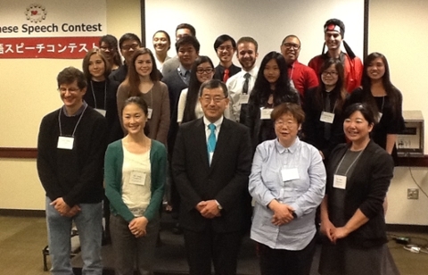 Group of Japanese Speech Contest participants