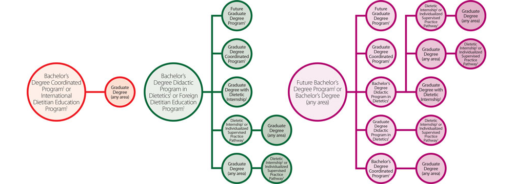 Routes to Meeting Eligibility Requirements for the Registration Exam for Dietitians (After Jan 1, 2024)