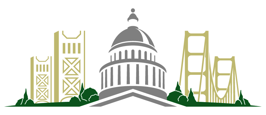 PPA graphic mark - CA Capitol Dome with Guy West Bridge & Tower Bridge