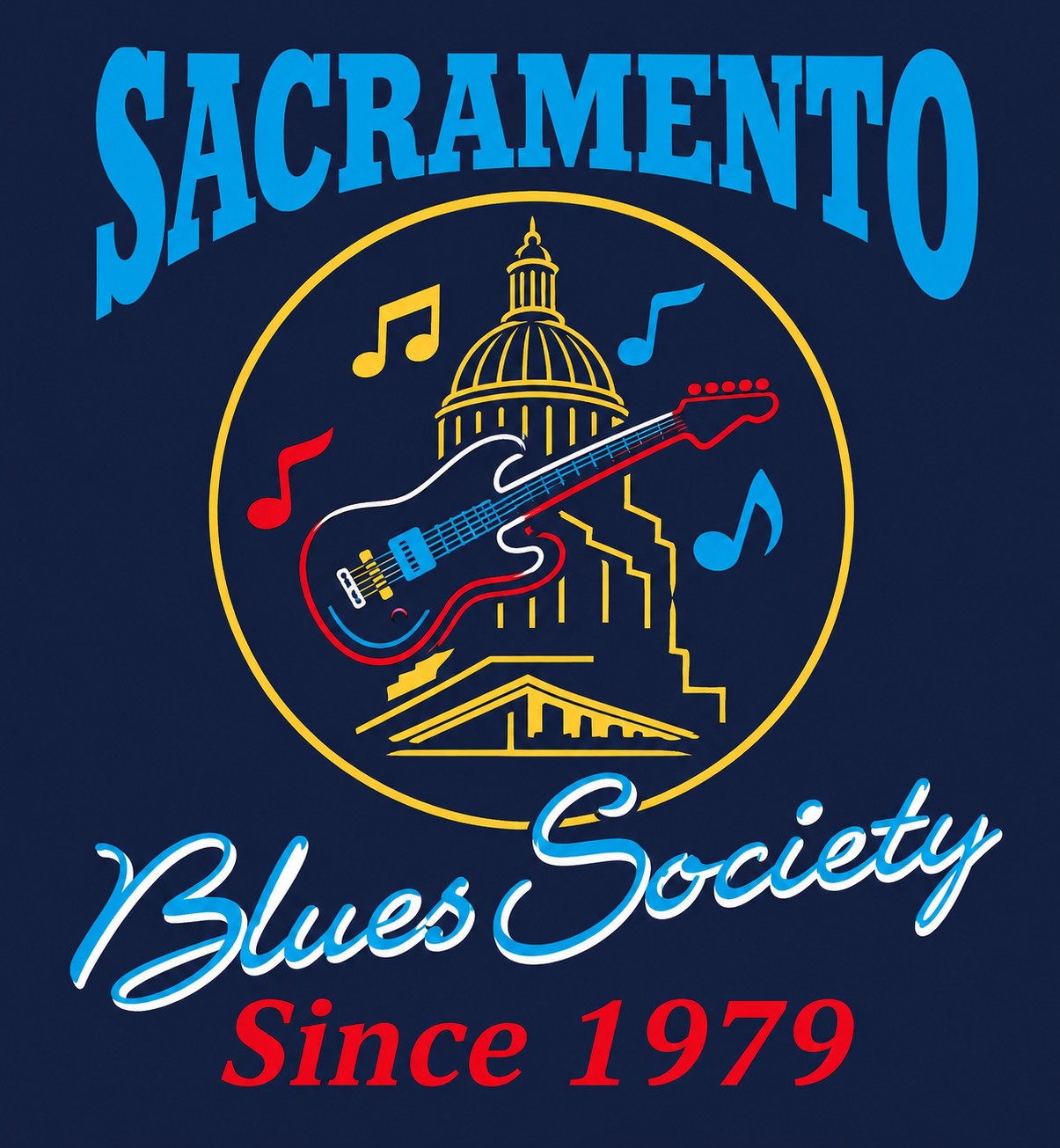 Logo Sacramento Blues Society