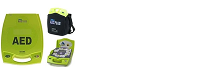 Zoll AED, there are 25 on campus.