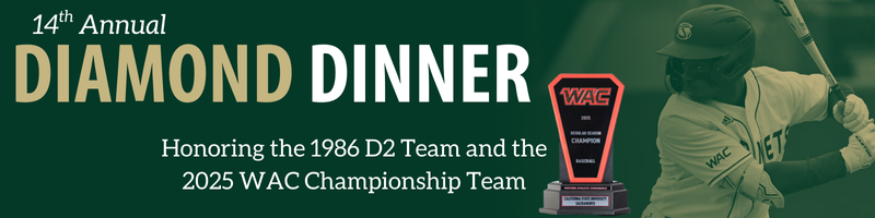 14th Annual Diamond Dinner honoring the 1986 team and 2025 WAC Championship Team