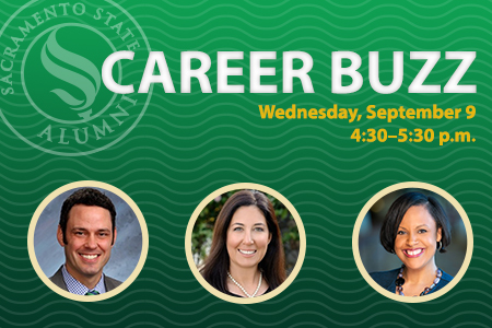 Speaker panel for Career Buzz on Sept. 9