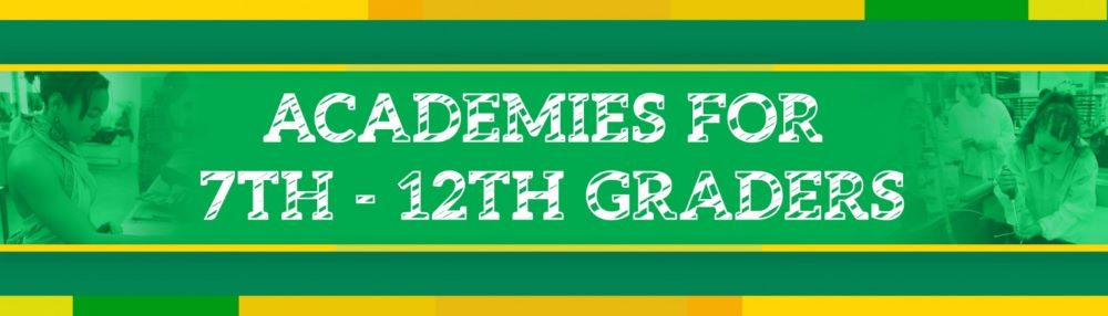 Summer Academies banner