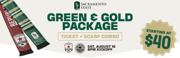 Sac Republic - Green & Gold Package - Ticket + Scarf