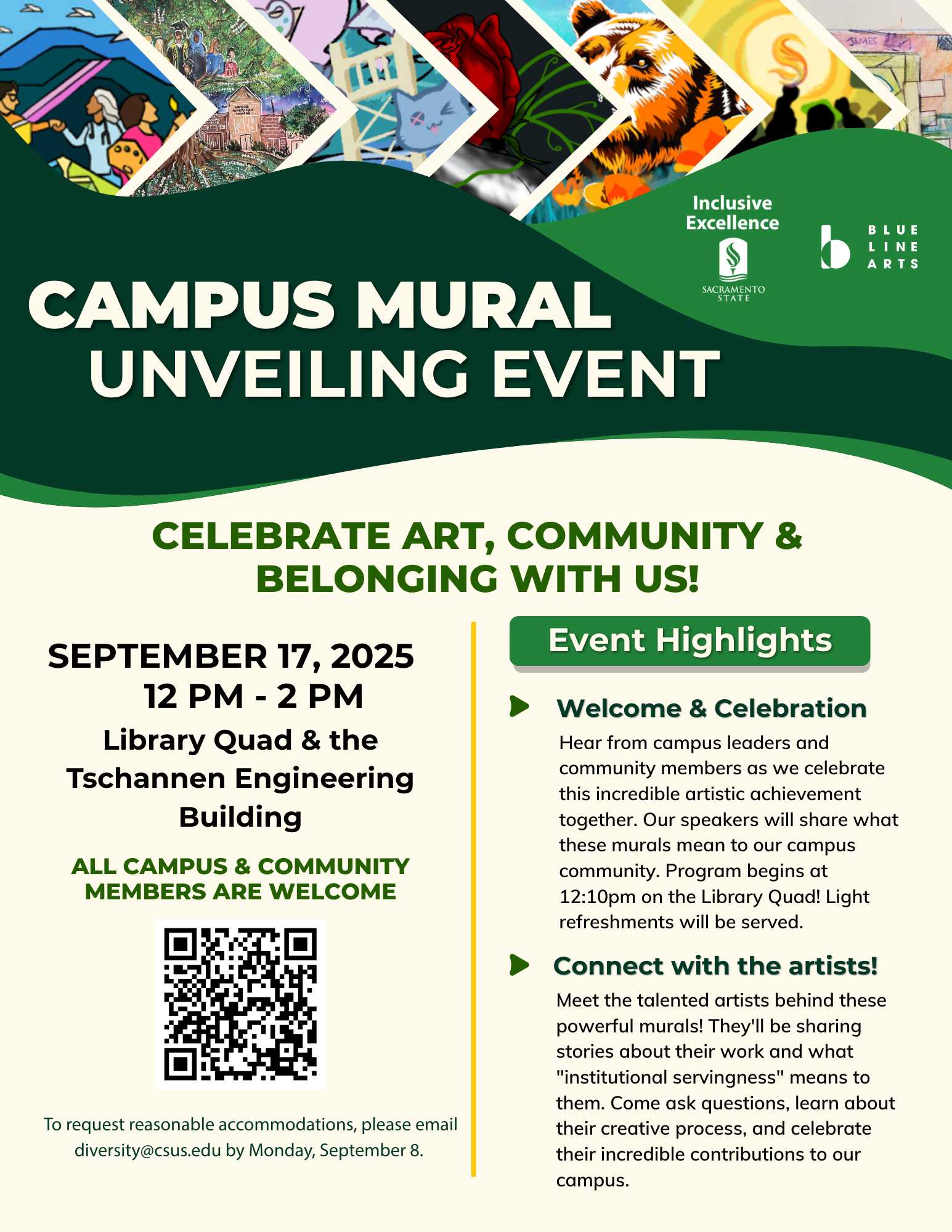 Unveiling Event Flyer for September 17 at 12pm