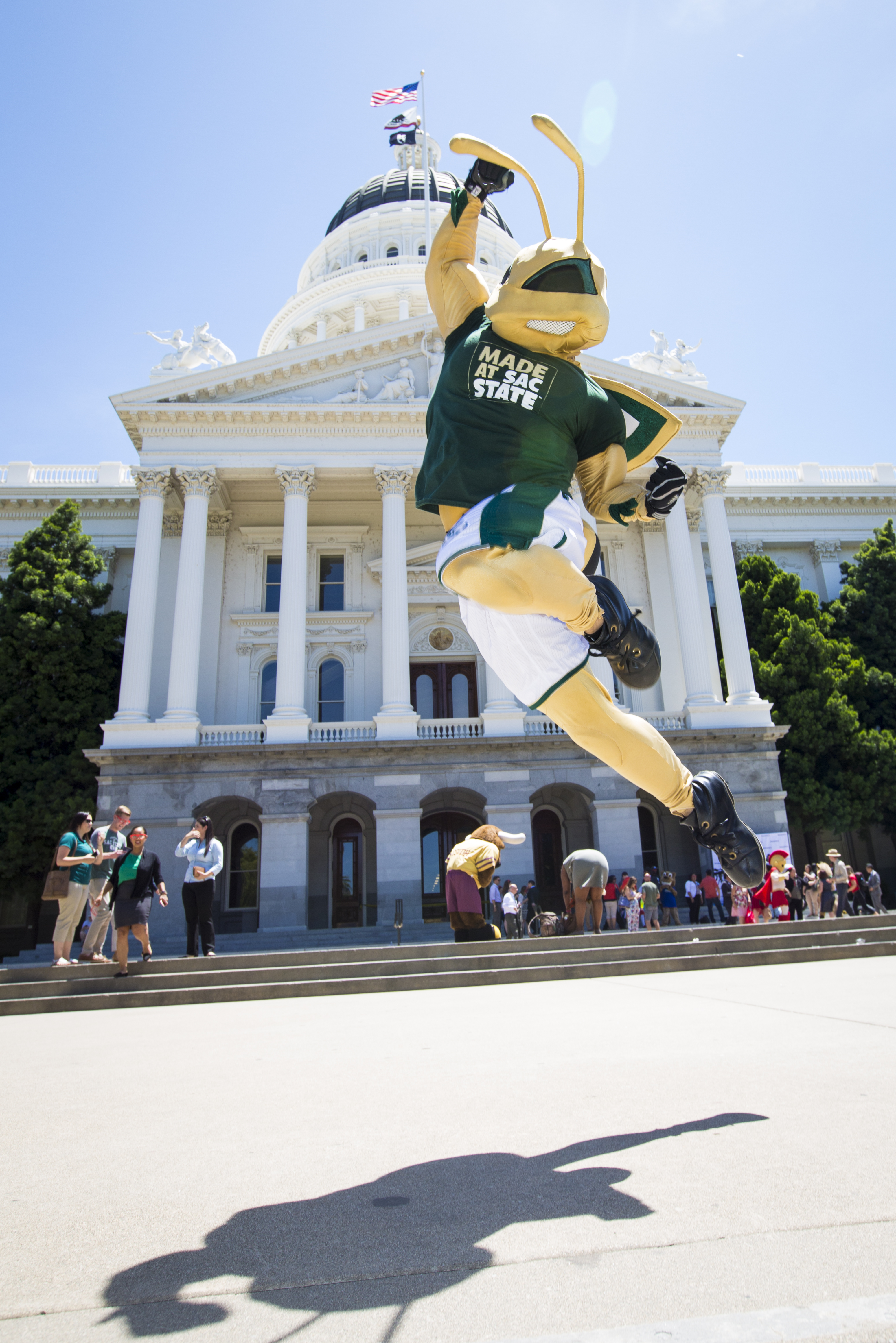 Photo: Herky at the Capitol