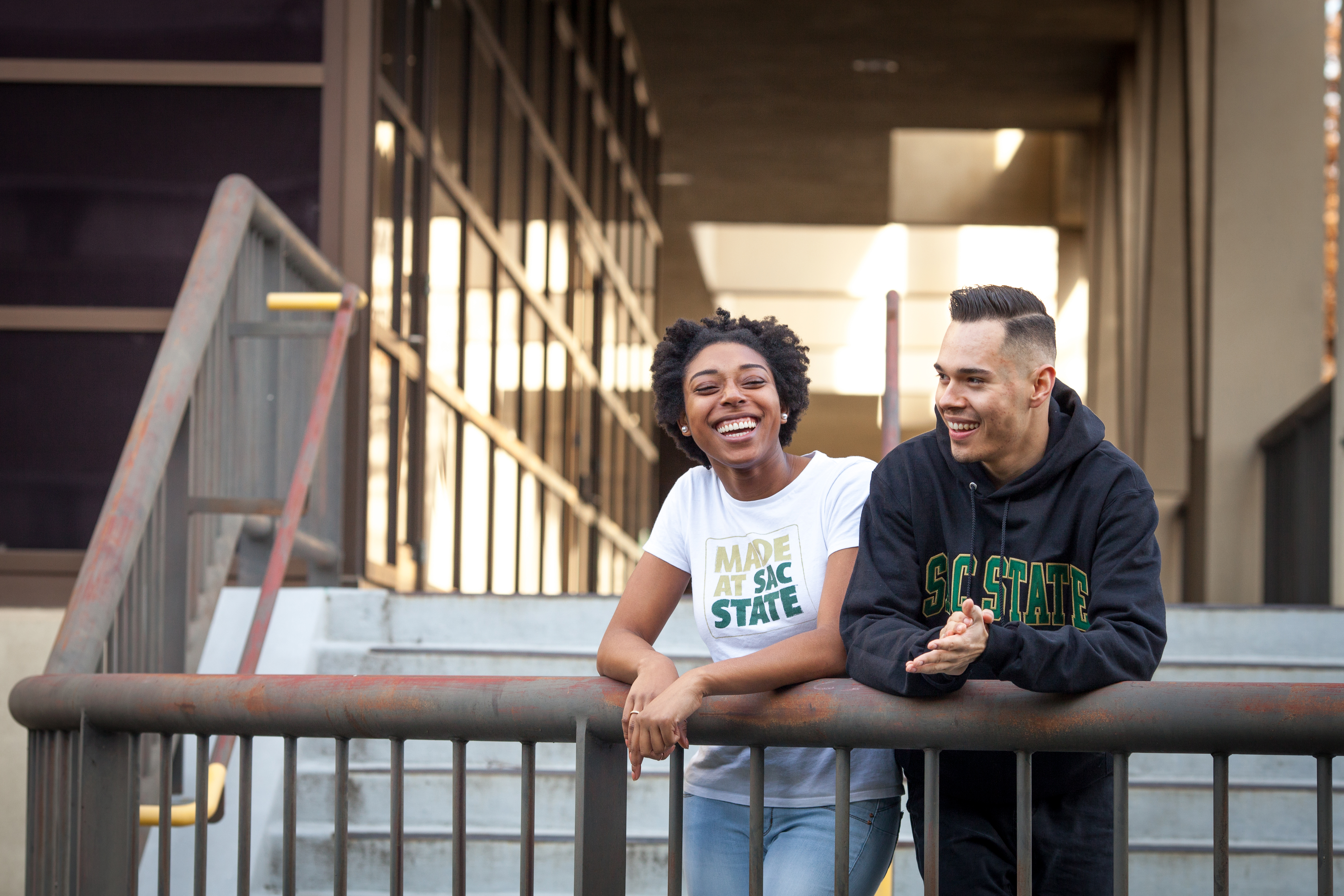 Photo: students on campus