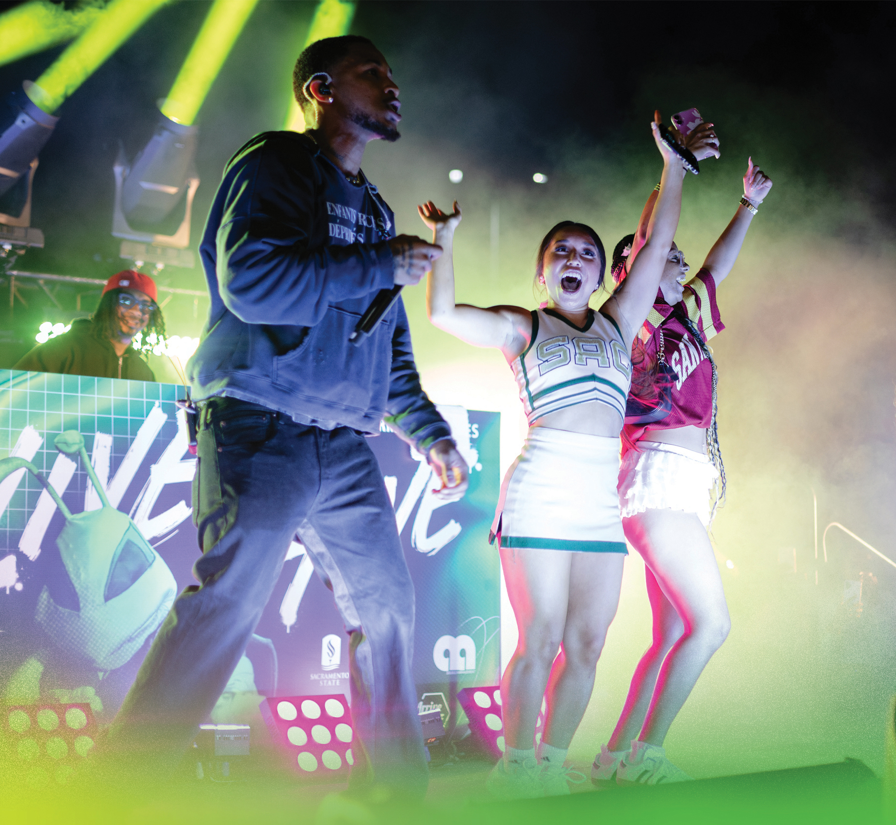 Photo: live performance on campus