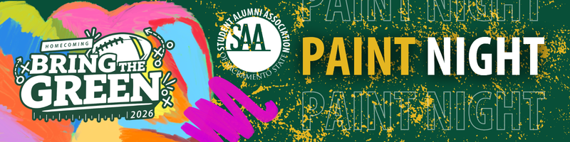 Homecoming | Bring the Green | SAA Paint Night