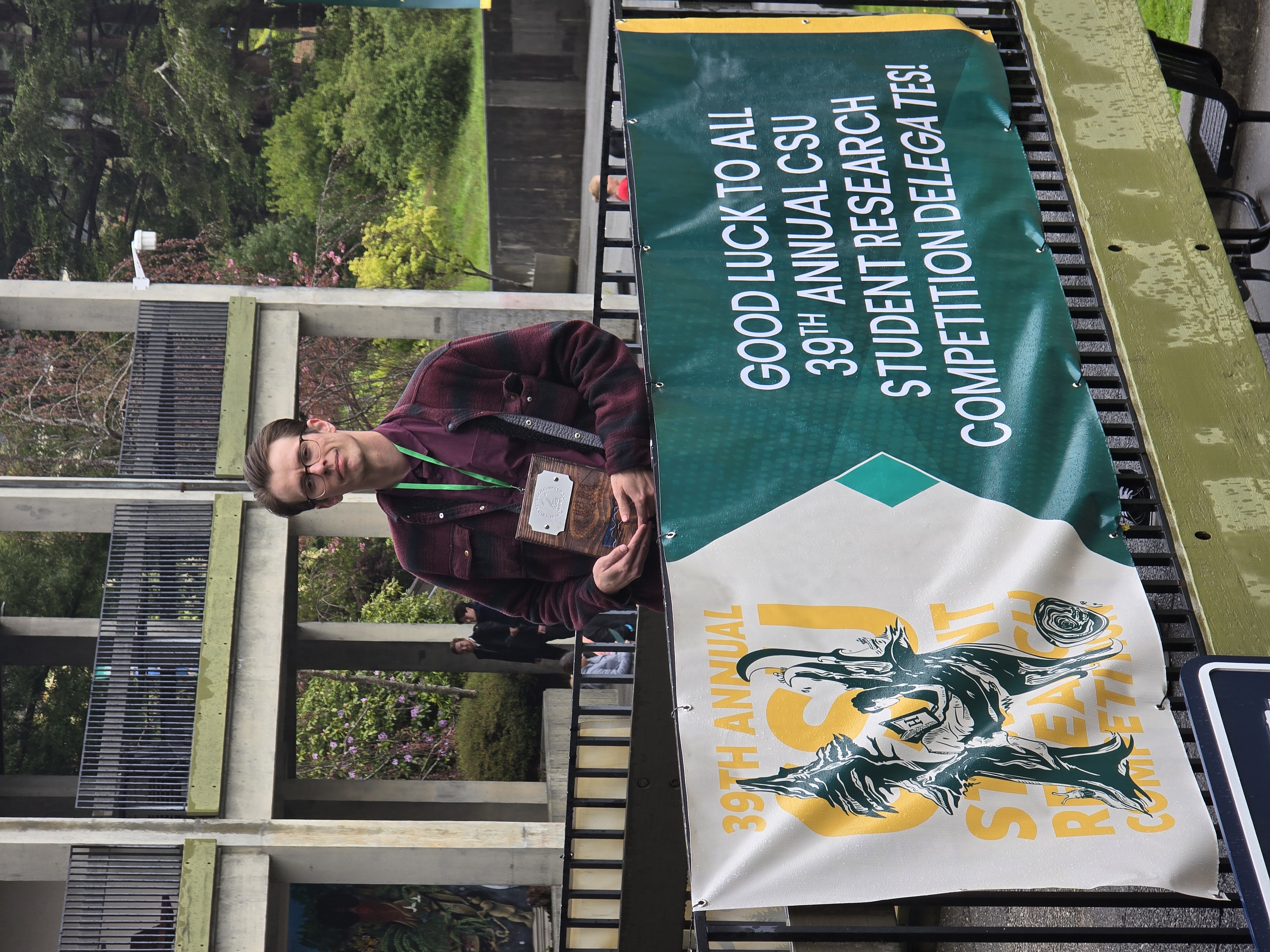 Jacob Young 2nd Place in the 2025 CSU Student Research Competition
