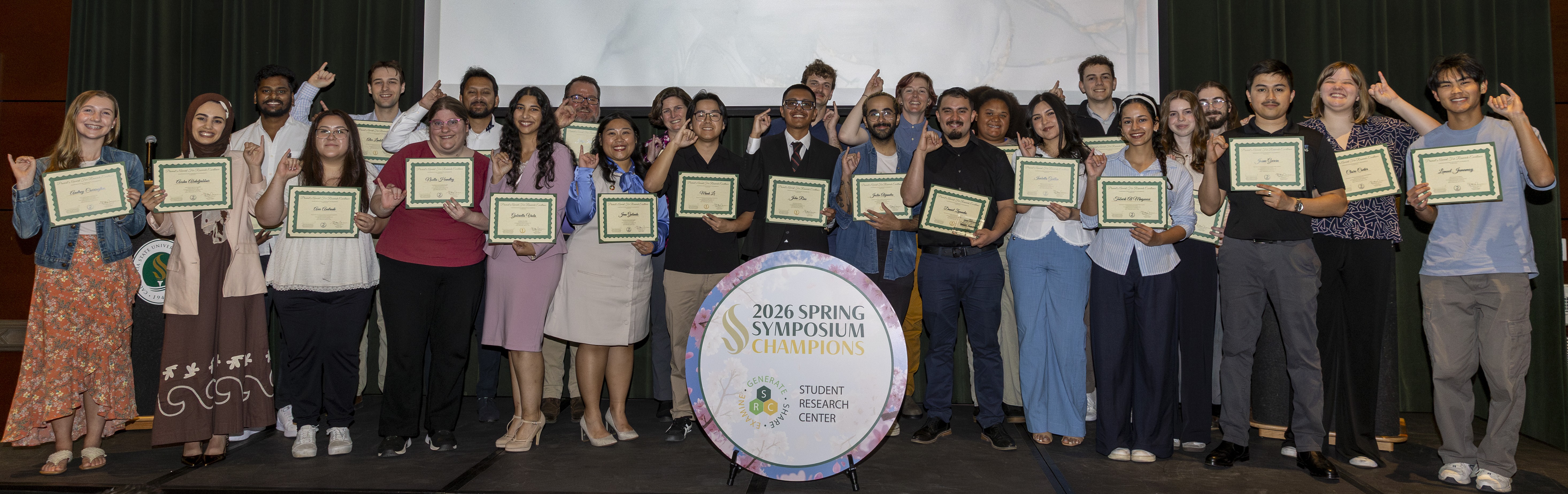 Sac State's 2025 Spring Symposium 1st Place Winners