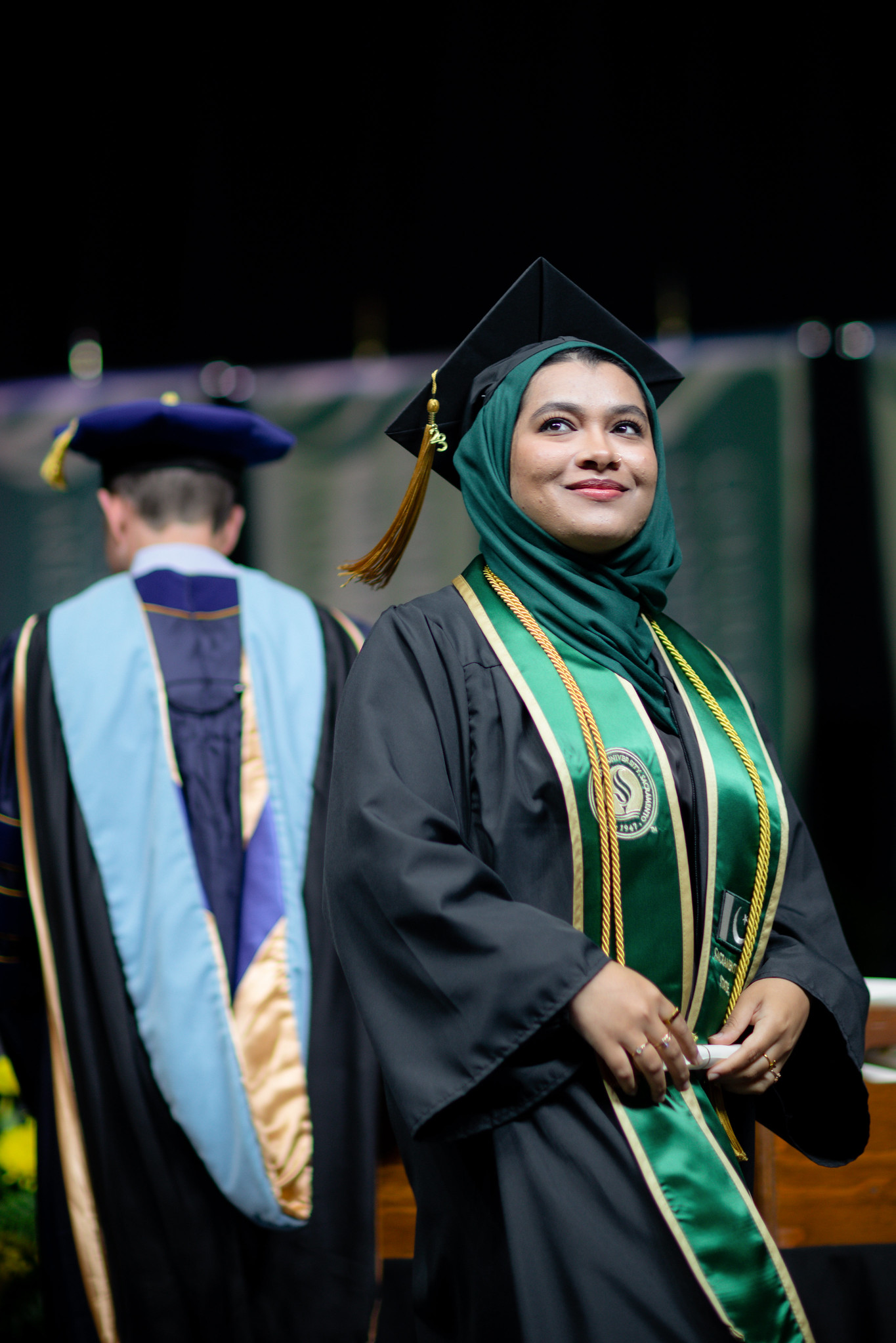 Student Celebrates Commencement