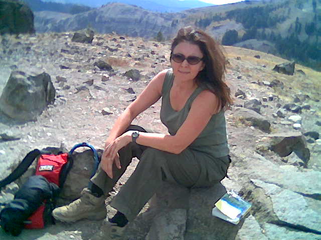 Samantha Hens on Mt Judah