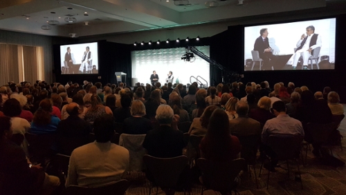 image of people at Nobel Peace Prize Forum