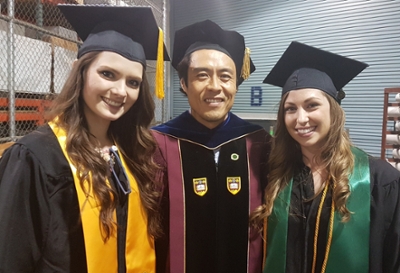 Image of Professor with 2 students