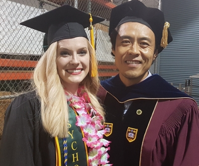 Image of Professor with Bianca