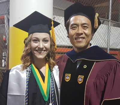 Image of Professor with Danielle