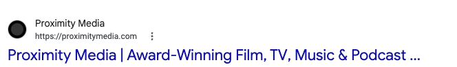 Proximity Media