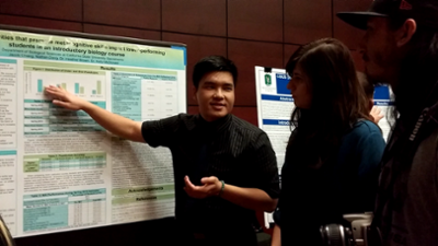 Nathan Dang at NSM research symposium