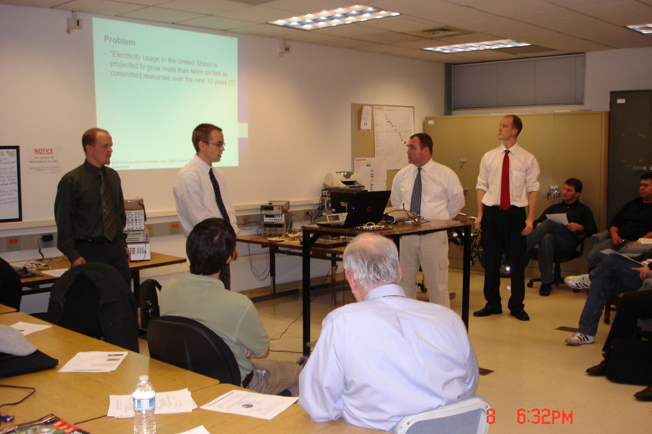Image of smart grid members at a presentation