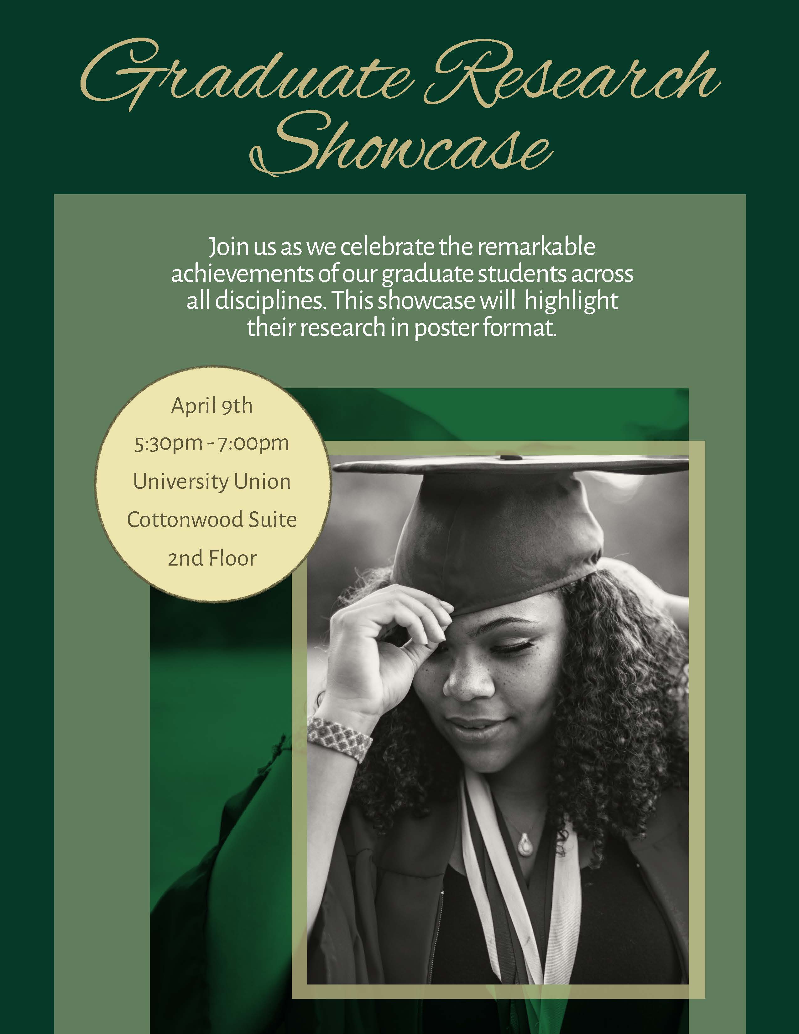 Graduate Showcase Flyer