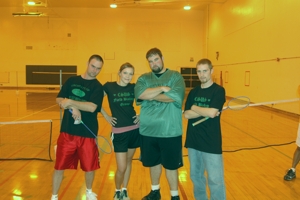 Badminton team