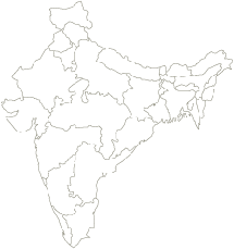 map of India