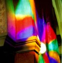 Rainbow in church.JPG