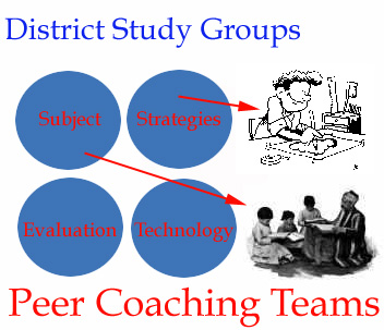 Image:  District Study Groups and Peer Coaching Teams