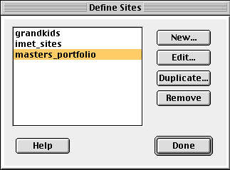 Edit a site