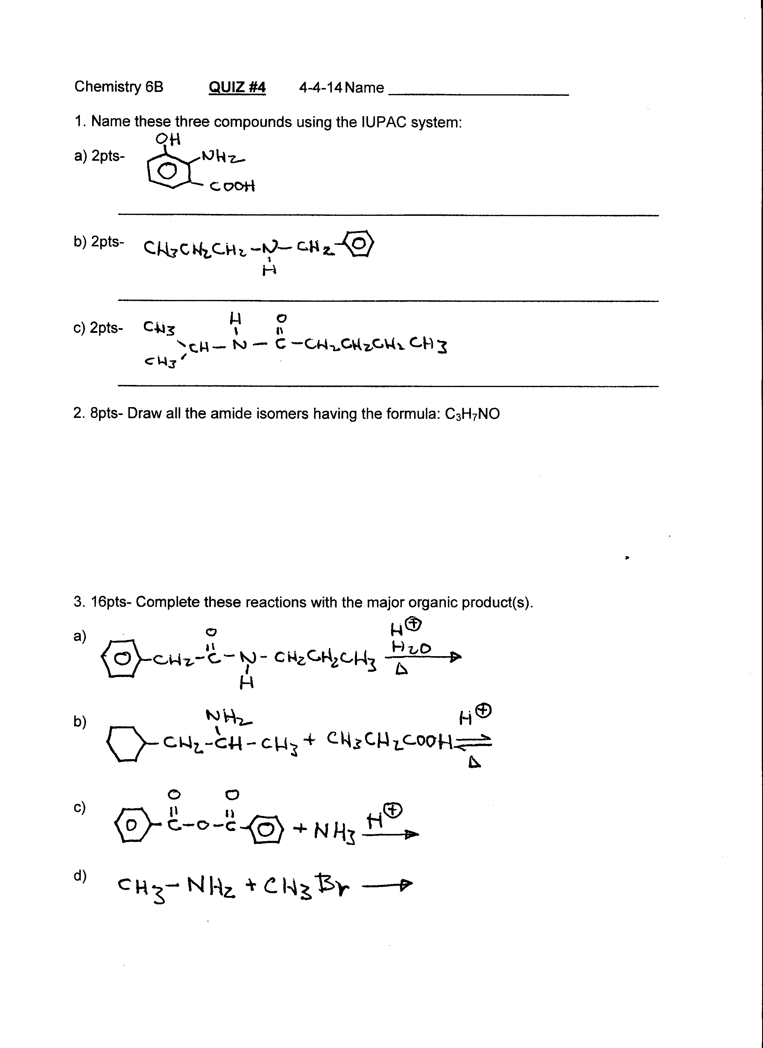 Hein Laboratory Manual Answers