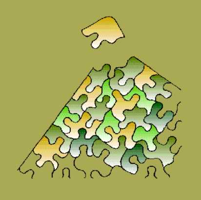 Course logo is a
                  jig-saw puzzle