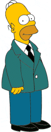 Picture of Homer Simpson in Suit
and Tie