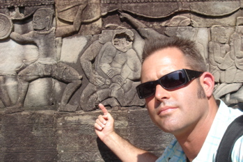 dr. vann discovers a kimura submission at the bayon in angkor, cambodia