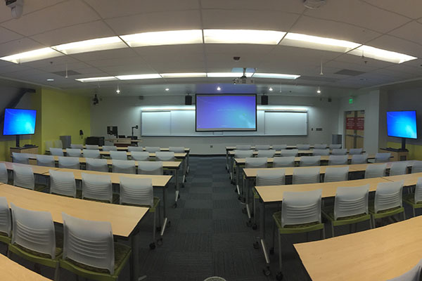 Classroom with Mediasite technology in the AIRC Building