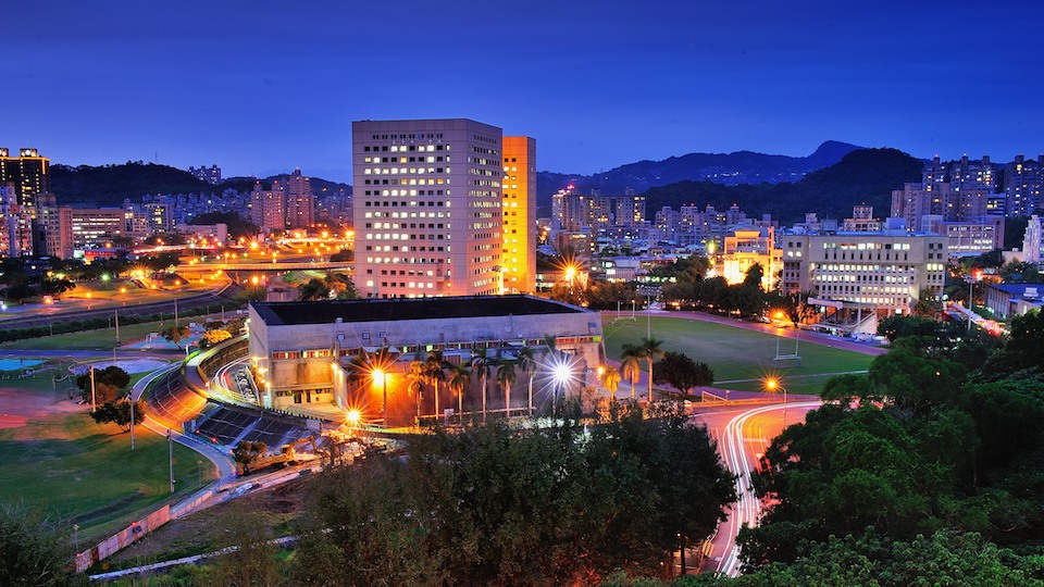 Scenic downtown image of Taiwan.