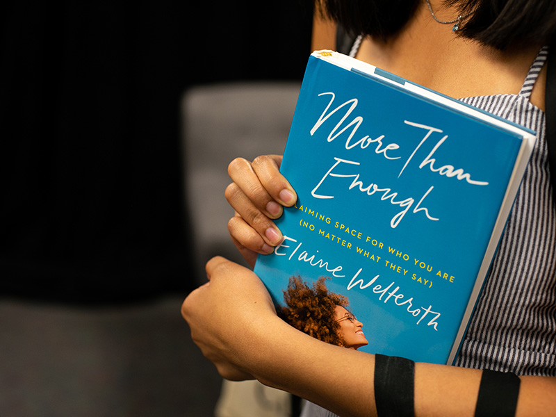 Photo of Elaine's book.