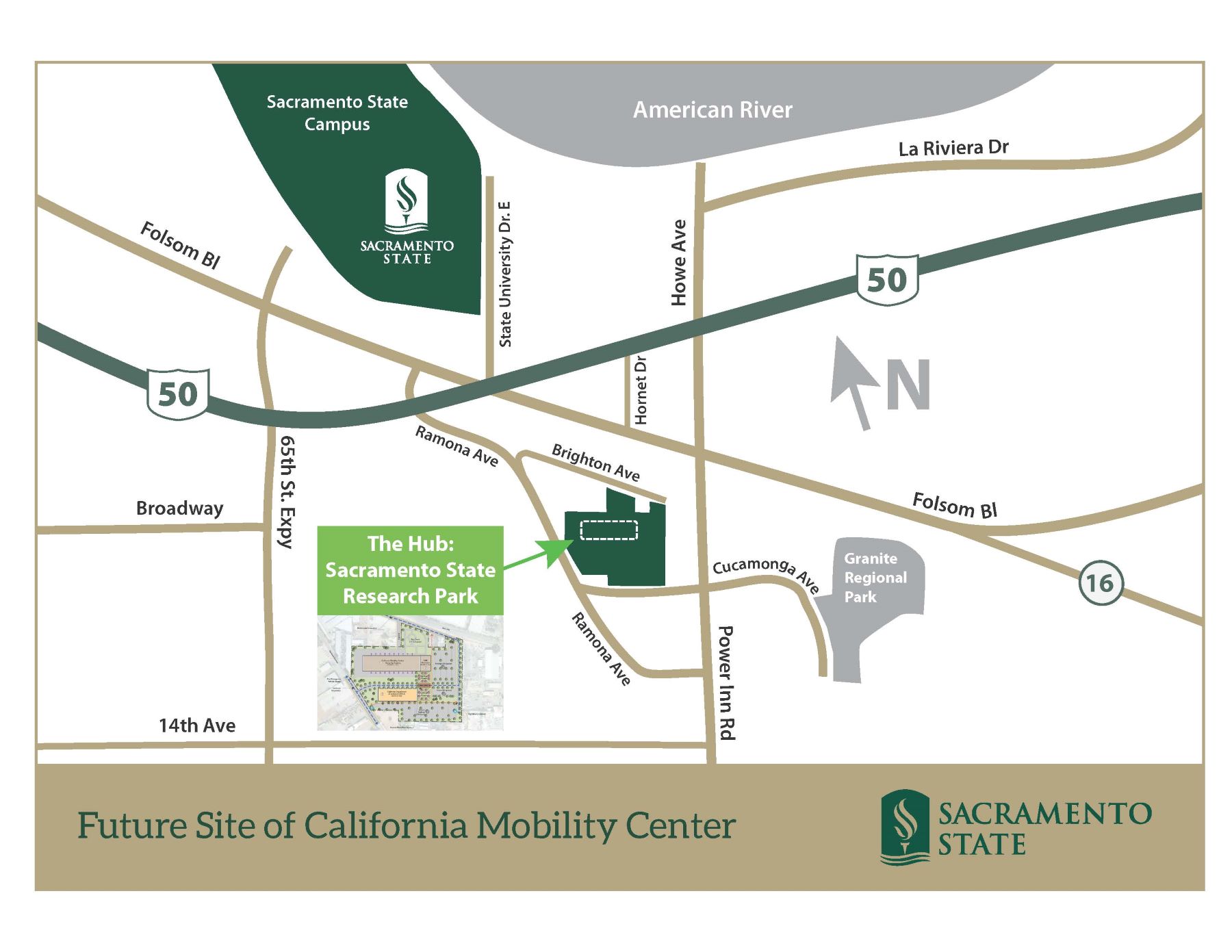 The Hub map