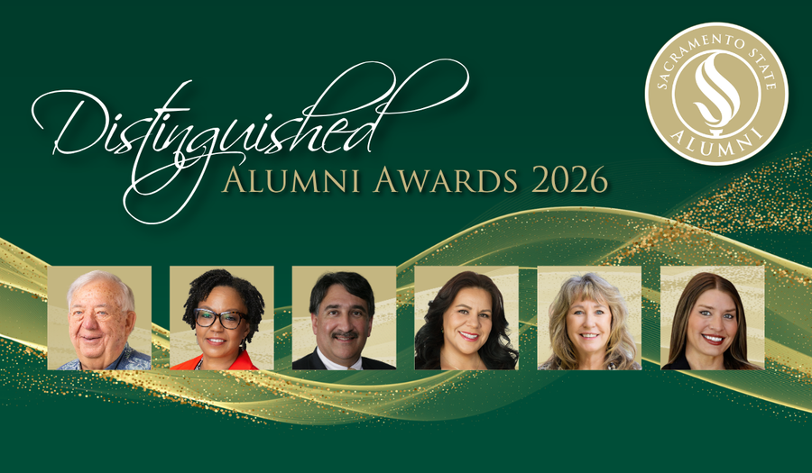 six headshot photos of award winners
