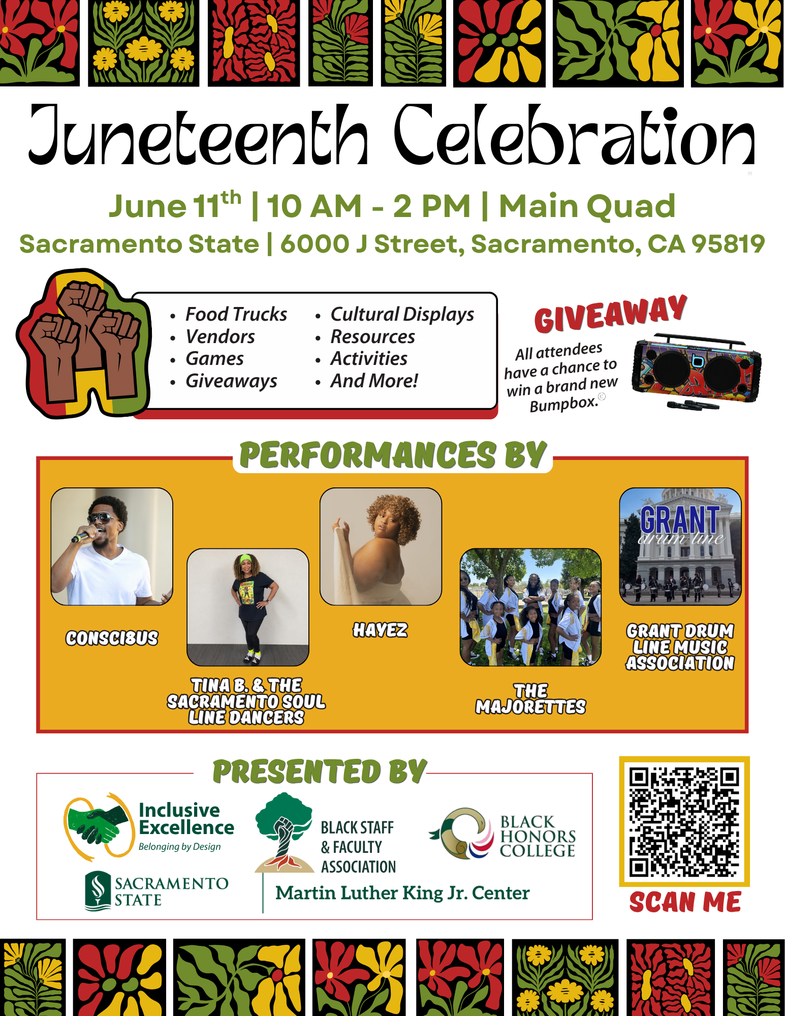 Flyer for Juneteenth Celebration