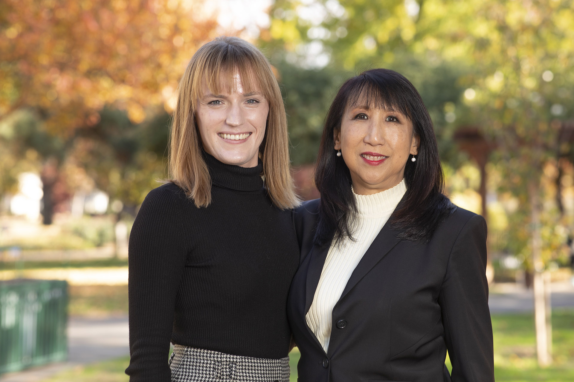 L-R: Josie Gilmore, Jeannie Wong