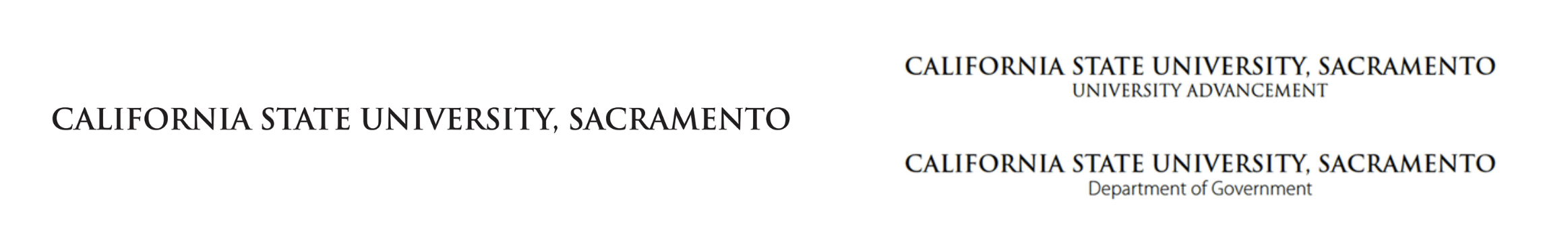 formal horizontal logotype