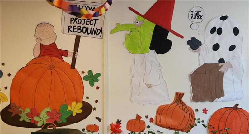 project rebound office decor charilie brown