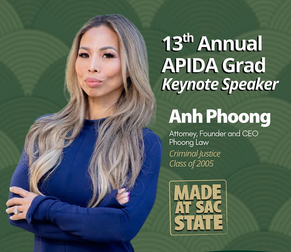 Graphic about the keynote speaker: Anh Phoong