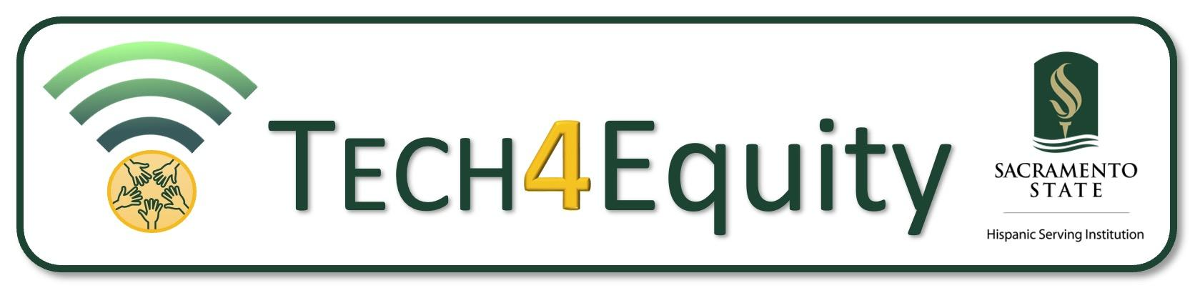 tech4equity header banner with the Sac State logo
